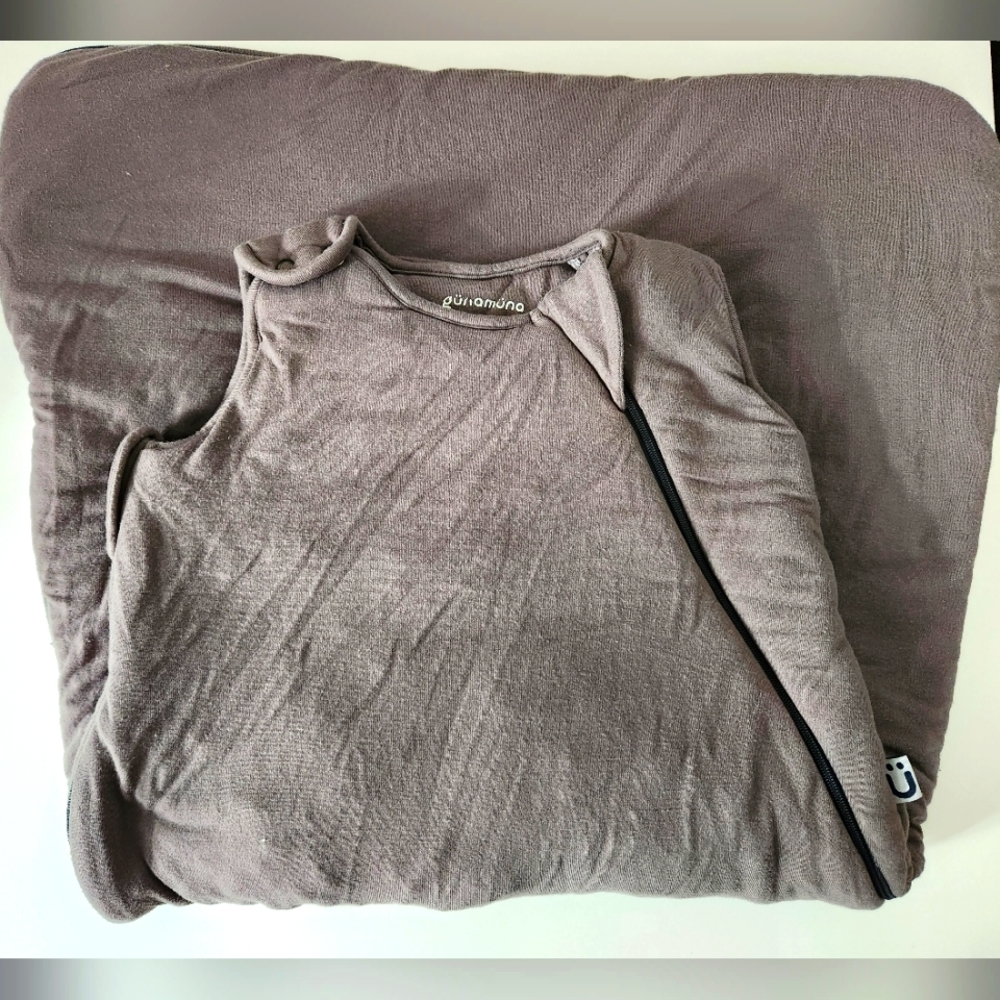 Gunamuna 9-18m gray sleep sack 2.6 TOG